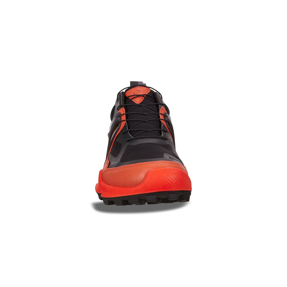 Mens Sneakers - ECCO Biom C-Trail Low Gtx - Red/Black - 8039ORGSN